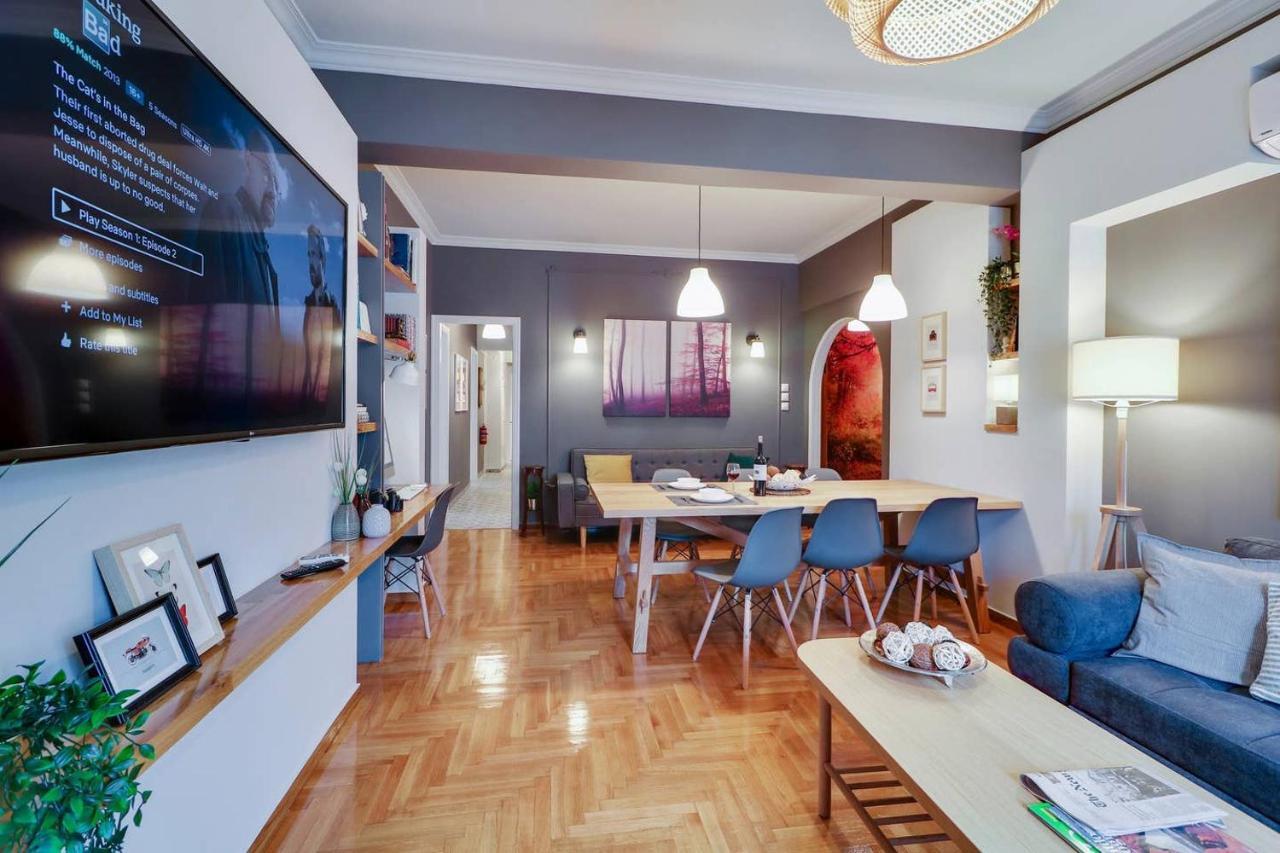 Victoria 5Star / 5Br Bigapt / Sauna / 2Min To Metro Атина Екстериор снимка